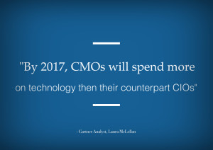 by 2017 CMOs will spend more on IT