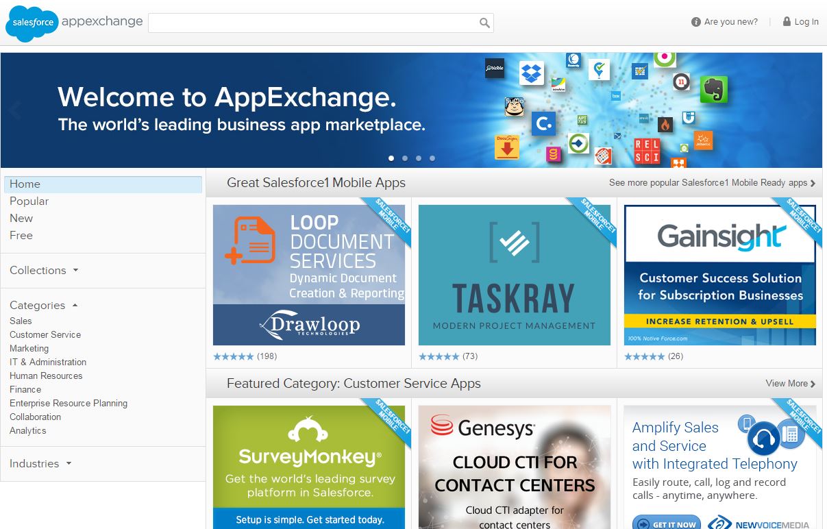 Salesforce AppExchange Screenshot