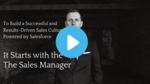 It starts with the sales manager