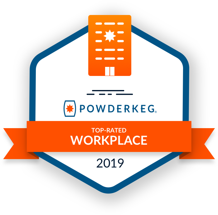 Powderkeg Award - Top Rated Workplace