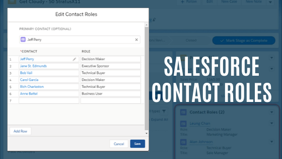 Salesforce Contact Roles